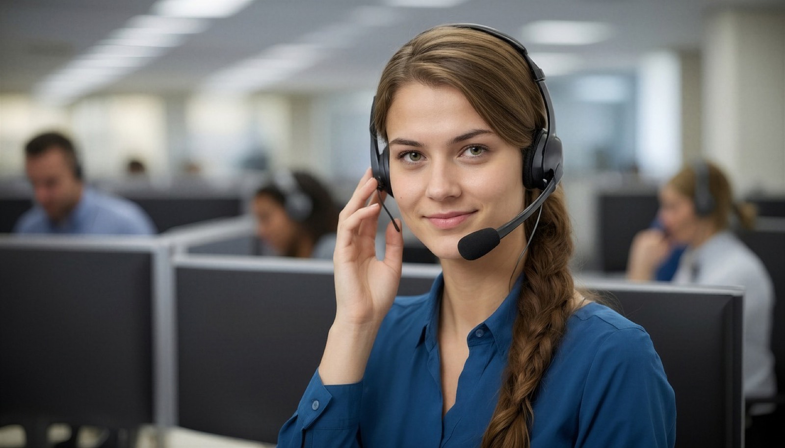 Service client au téléphone pour une demande de portabilité de numéro